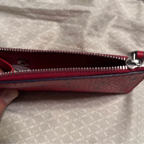 MCM Red Leather Wallet - Picture 5 of 6